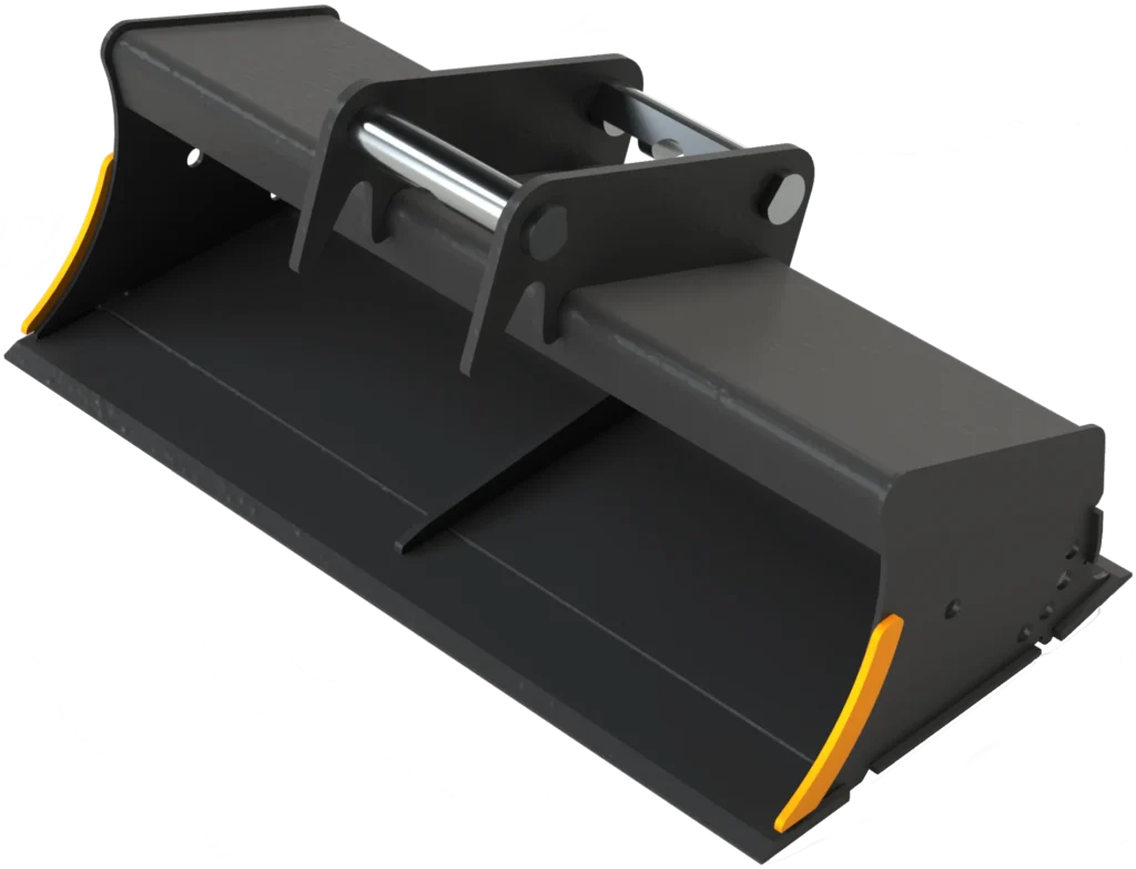 Gra­ben­räum­löf­fel starr MS03 Sym­Lock für Mo­bil­bag­ger | 2,0−2,5&nbsp;To. | 1000&nbsp;mm 100&nbsp;cm