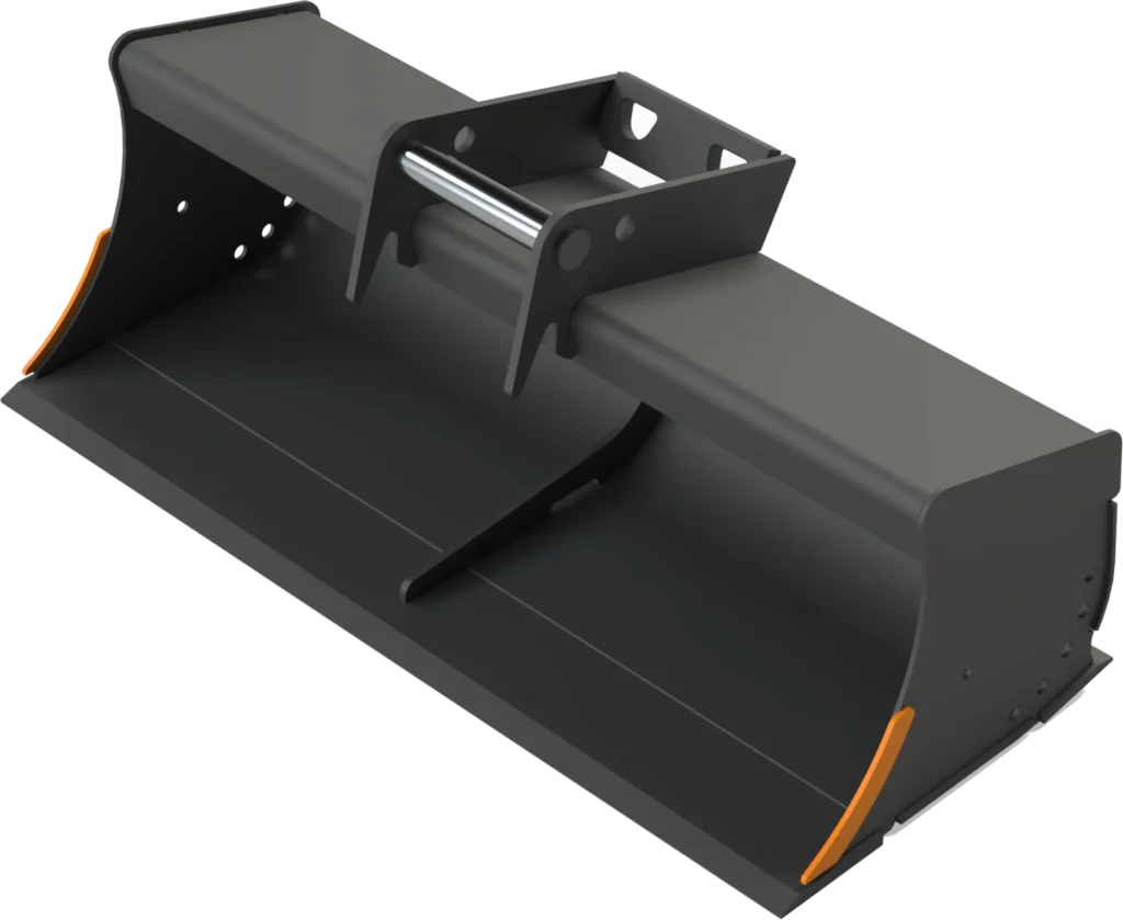 Gra­ben­räum­löf­fel starr MS08 für Mo­bil­bag­ger | 10–12&nbsp;To. | 1500&nbsp;mm 150&nbsp;cm