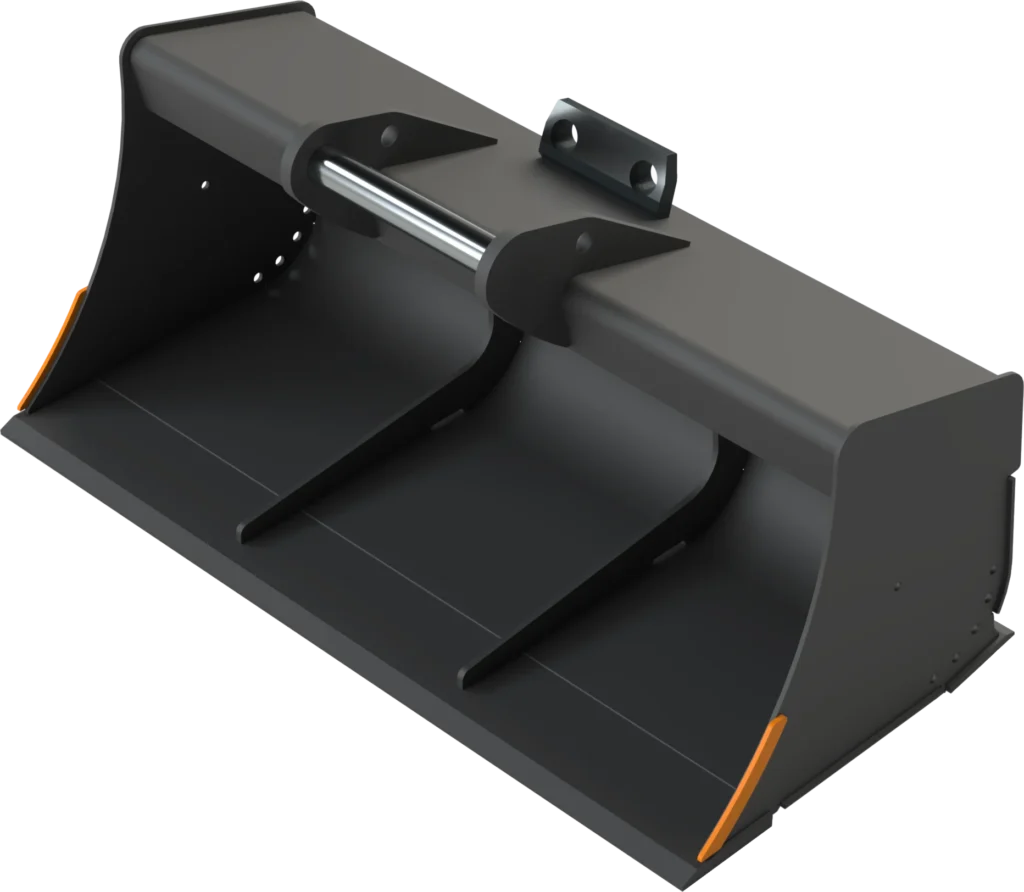 Gra­ben­räum­löf­fel starr MS21 für Mo­bil­bag­ger | 23–28&nbsp;To. | 2000&nbsp;mm 200&nbsp;cm