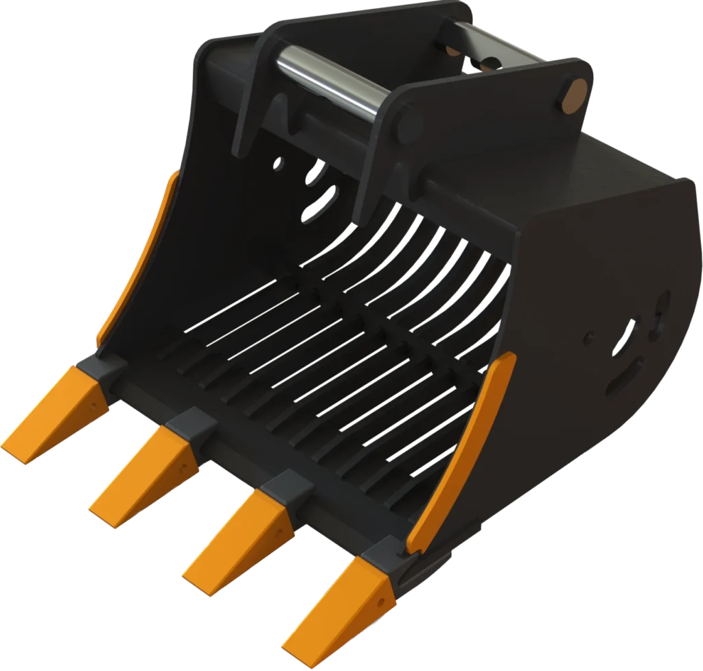 Sieb­löf­fel MS03 Sym­Lock für Mi­ni­bag­ger | 2,0−2,5&nbsp;To. | 500&nbsp;mm 50&nbsp;cm