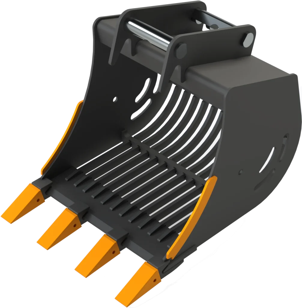 Sieb­löf­fel MS03 Sym­Lock für Mi­ni­bag­ger | 3,6−5,0&nbsp;To. | 600&nbsp;mm 60&nbsp;cm