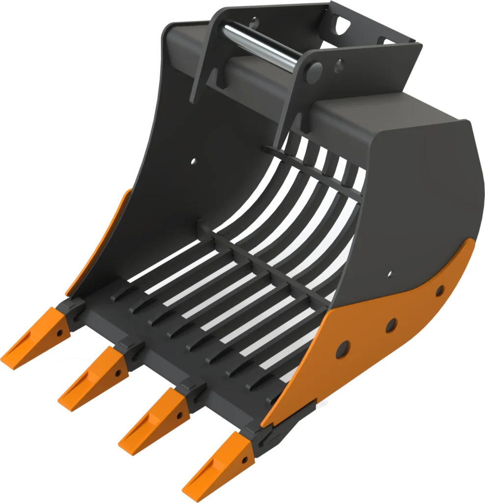 Sieb­löf­fel MS08 für Mo­bil­bag­ger | 10–12&nbsp;To. | 500&nbsp;mm 50&nbsp;cm