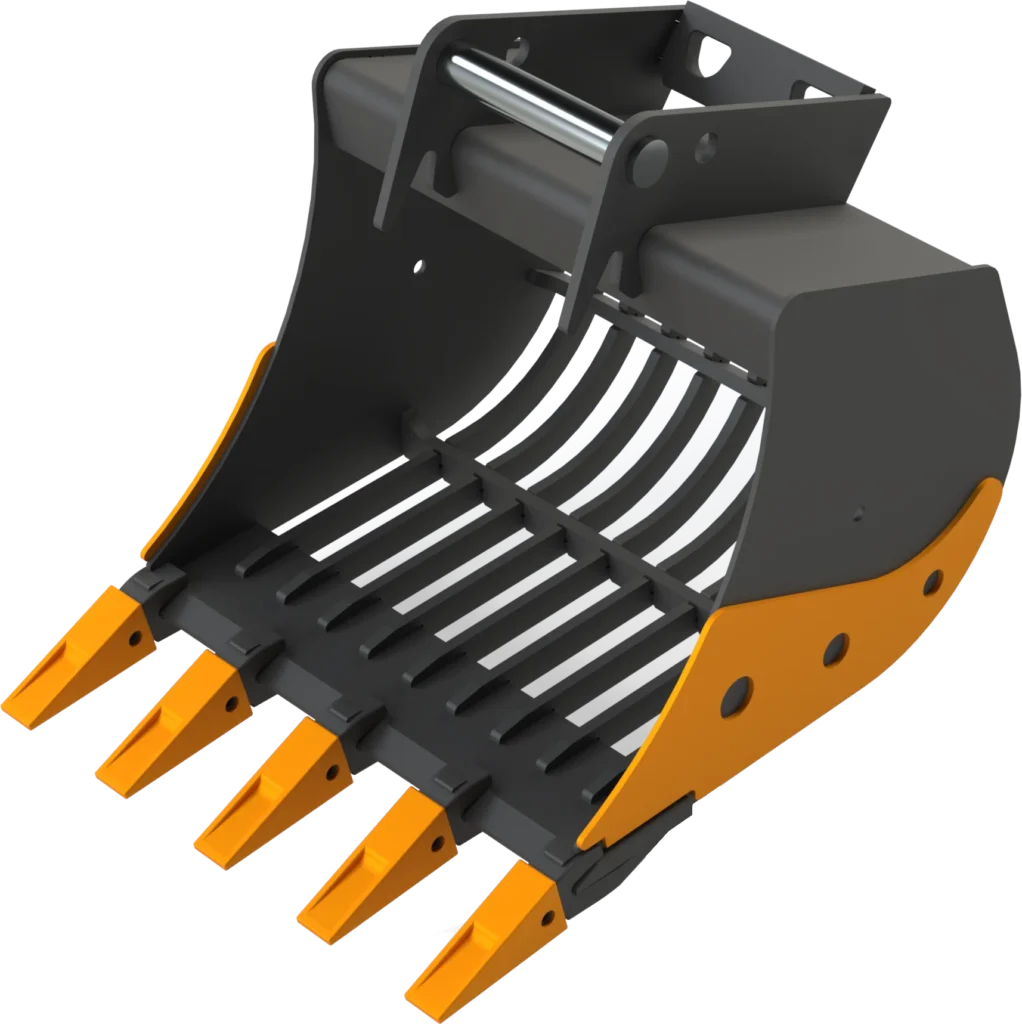 Sieb­löf­fel MS08 für Mo­bil­bag­ger | 6–8&nbsp;To. | 500&nbsp;mm 50&nbsp;cm