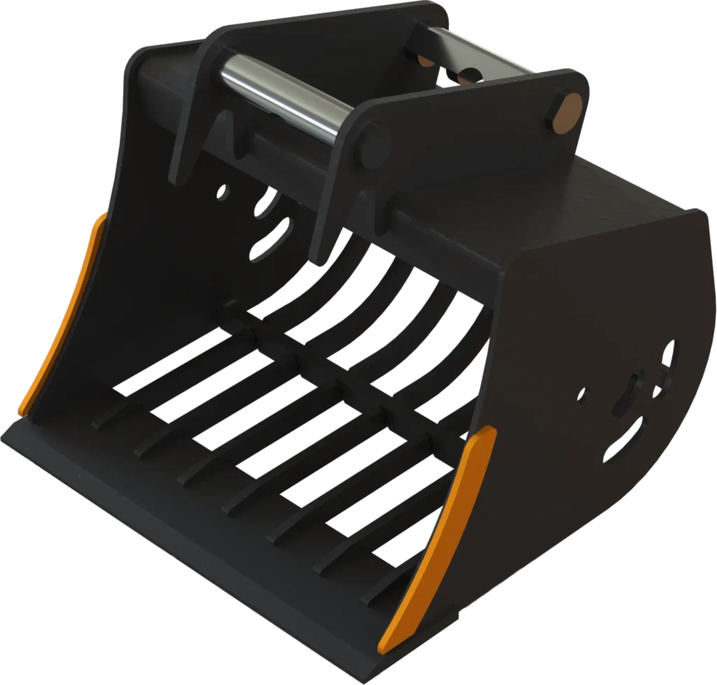 Sieb­löf­fel MS03 Sym­Lock für Mi­ni­bag­ger | 2,0−2,5&nbsp;To. | 500&nbsp;mm 50&nbsp;cm