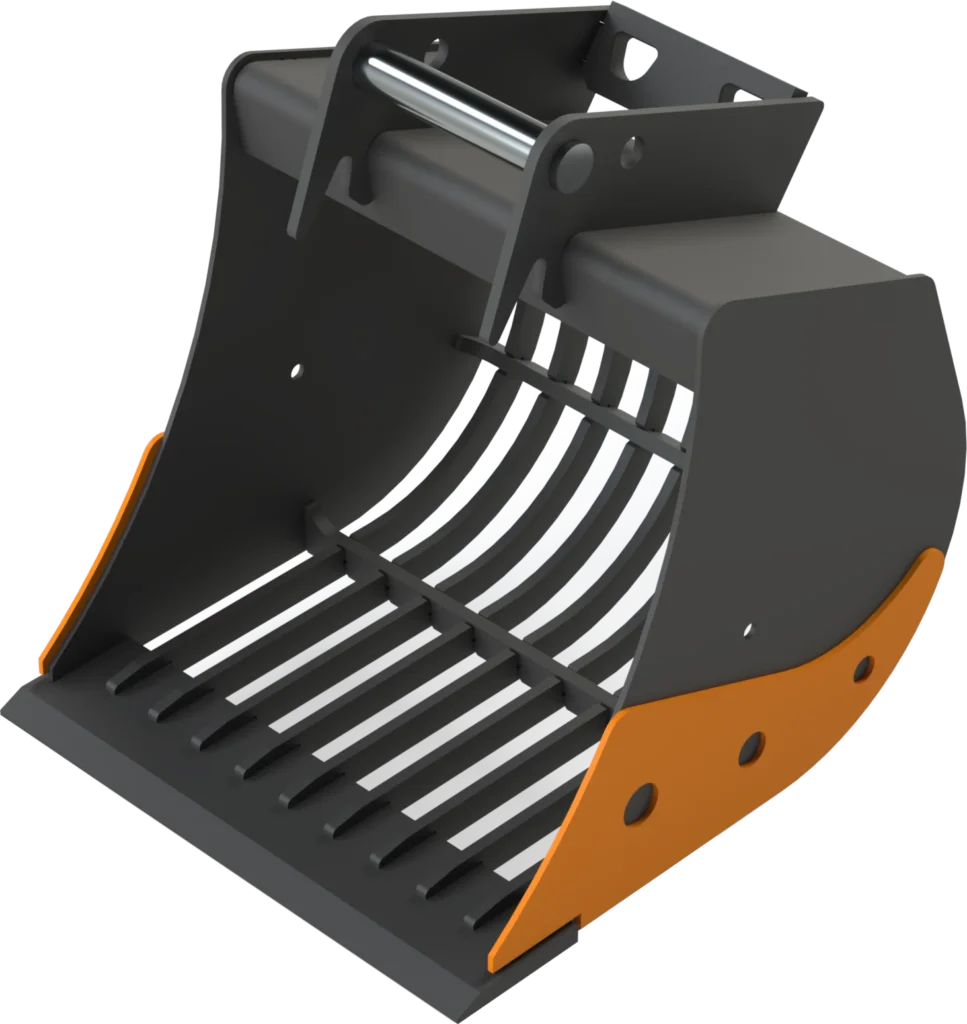 Sieb­löf­fel MS08 für Mo­bil­bag­ger | 10–12&nbsp;To. | 500&nbsp;mm 50&nbsp;cm