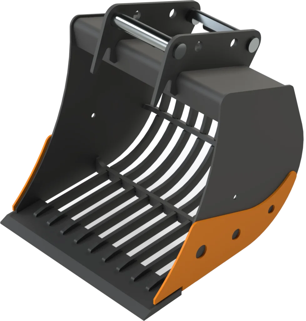 Sieb­löf­fel MS08 Sym­Lock für Mo­bil­bag­ger | 10–12&nbsp;To. | 500&nbsp;mm 50&nbsp;cm