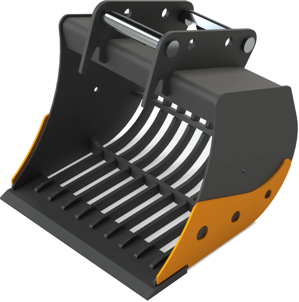 Sieb­löf­fel MS08 Sym­Lock für Mo­bil­bag­ger | 6–8&nbsp;To. | 500&nbsp;mm 50&nbsp;cm