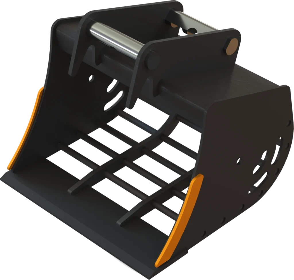 Sieb­löf­fel MS03 Sym­Lock für Mi­ni­bag­ger | 2,0−2,5&nbsp;To. | 500&nbsp;mm 50&nbsp;cm