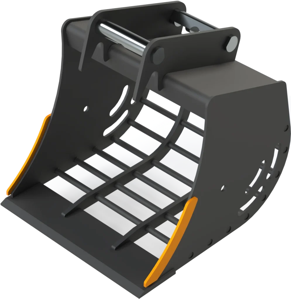 Sieb­löf­fel MS03 Sym­Lock für Mi­ni­bag­ger | 3,6−5,0&nbsp;To. | 600&nbsp;mm 60&nbsp;cm