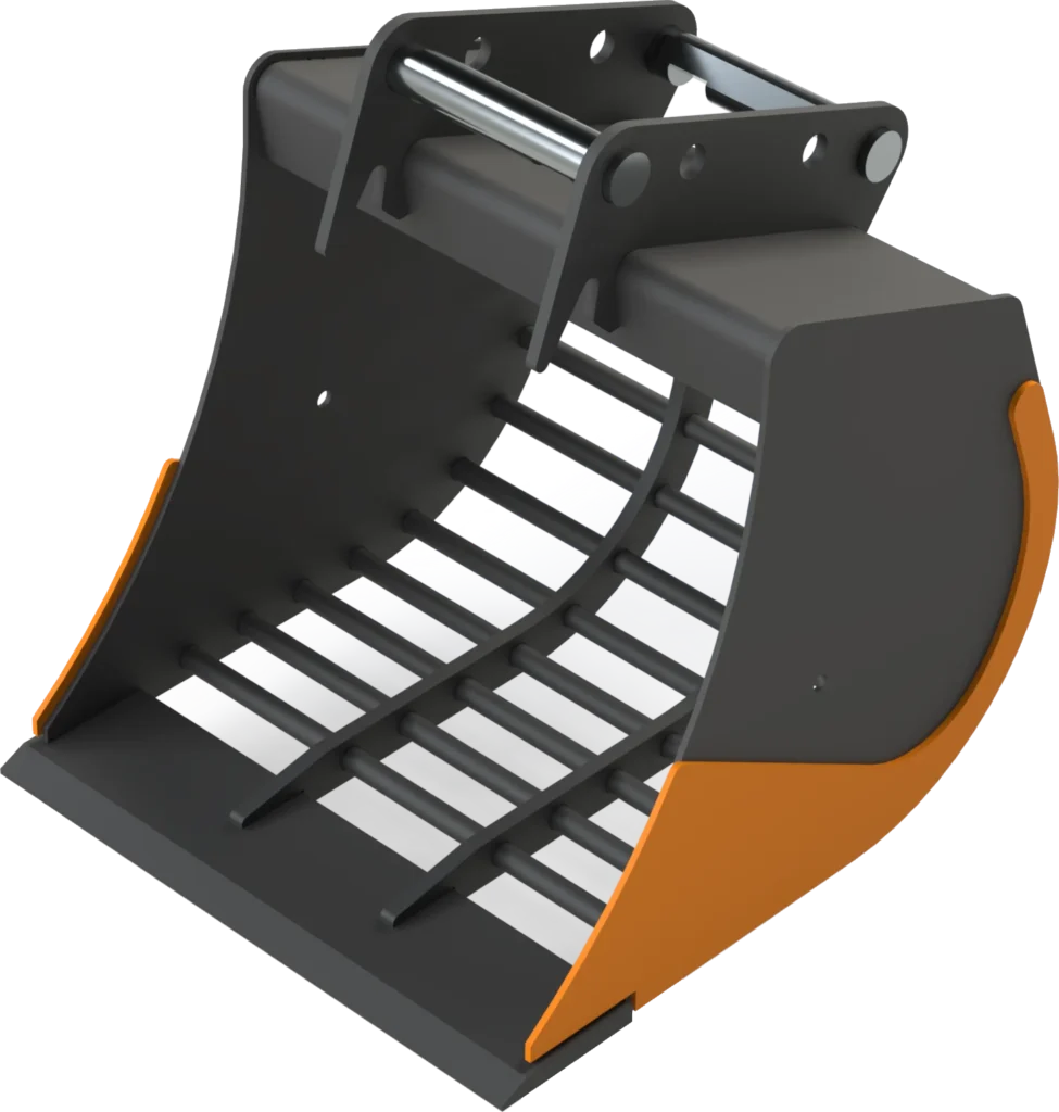 Sieb­löf­fel MS08 Sym­Lock für Mo­bil­bag­ger | 10–12&nbsp;To. | 500&nbsp;mm 50&nbsp;cm