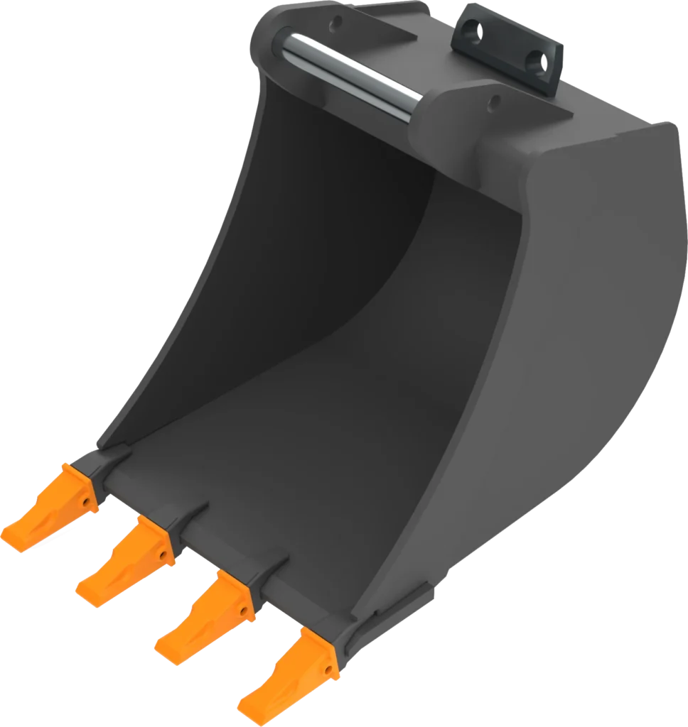 Stan­dard Tief­löf­fel MS21 für Mo­bil­bag­ger | 23–28&nbsp;To. | 800&nbsp;mm 80&nbsp;cm