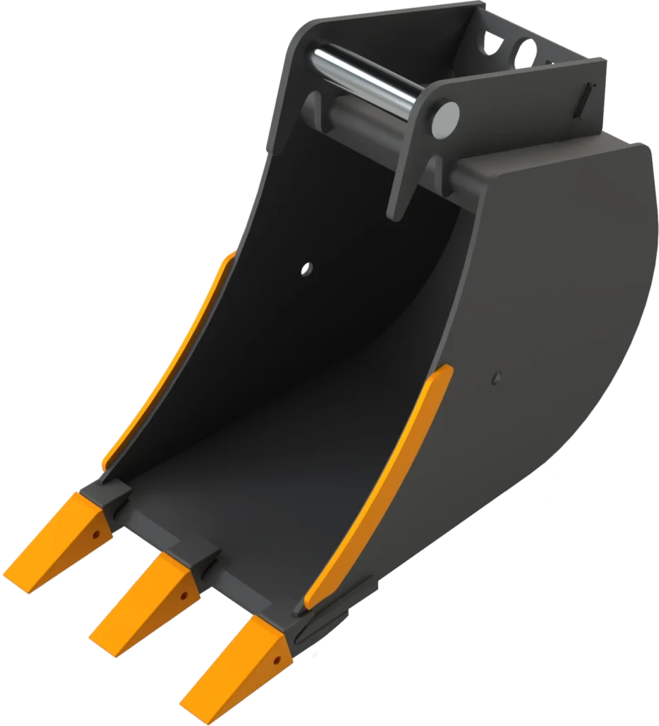 Stan­dard Tief­löf­fel MS03 für Mi­ni­bag­ger | 3,6−5,0&nbsp;To. | 300&nbsp;mm 30&nbsp;cm