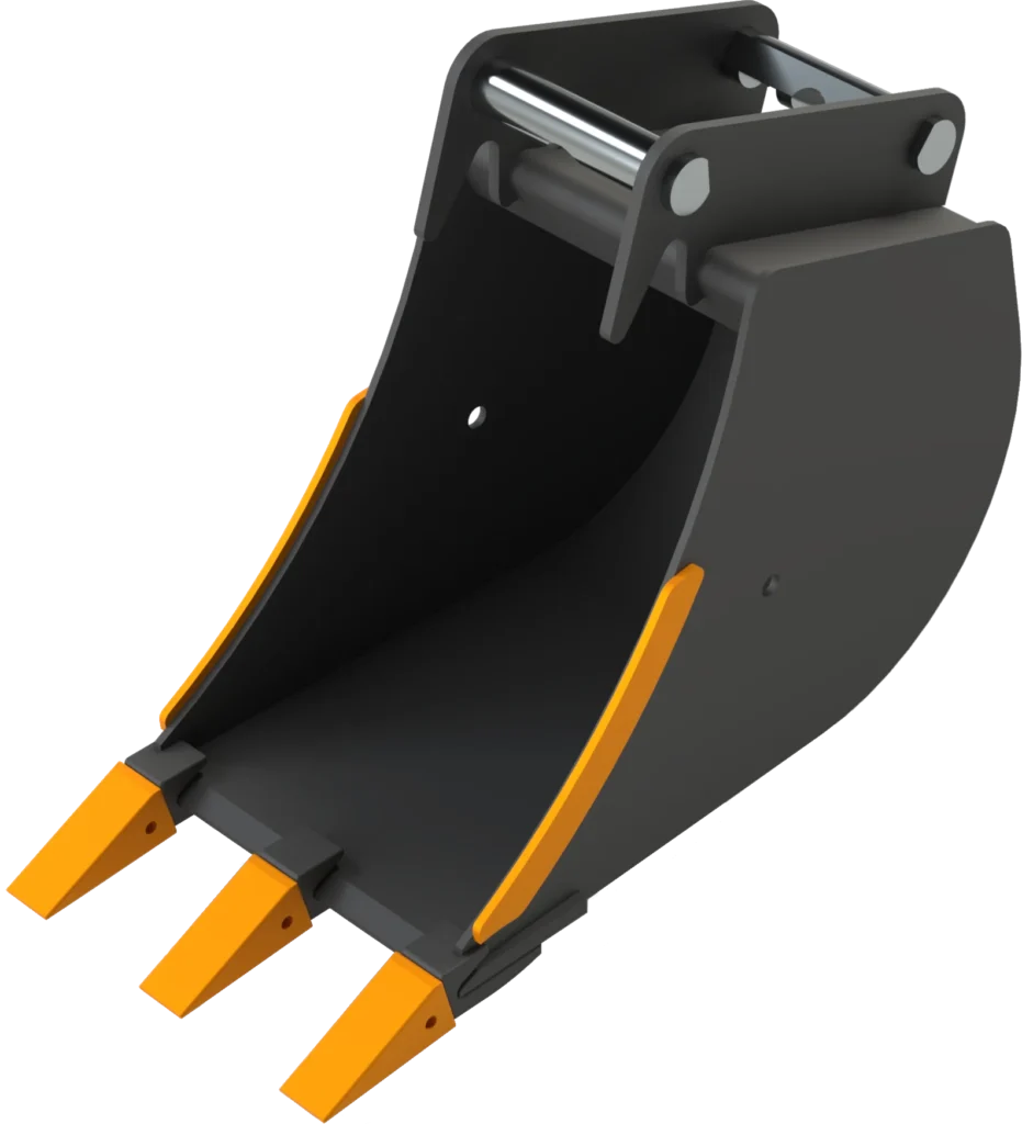 Stan­dard Tief­löf­fel MS03 Sym­Lock für Mi­ni­bag­ger | 3,6−5,0&nbsp;To. | 300&nbsp;mm 30&nbsp;cm