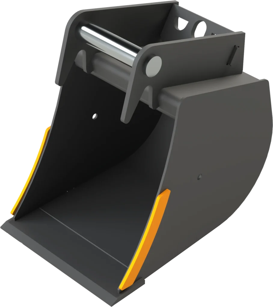 Stan­dard Tief­löf­fel MS03 für Mi­ni­bag­ger | 2,0−2,5&nbsp;To. | 300&nbsp;mm 30&nbsp;cm