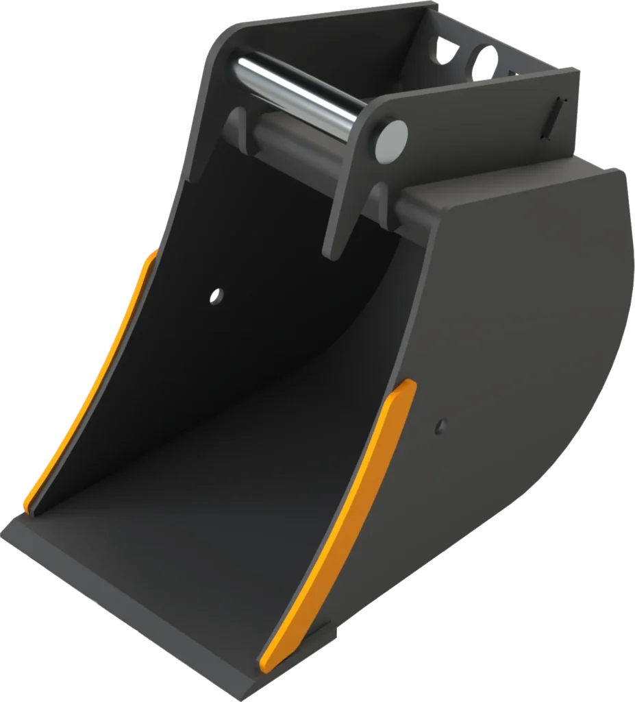 Stan­dard Tief­löf­fel MS03 für Mi­ni­bag­ger | 2,6−3,5&nbsp;To. | 300&nbsp;mm 30&nbsp;cm