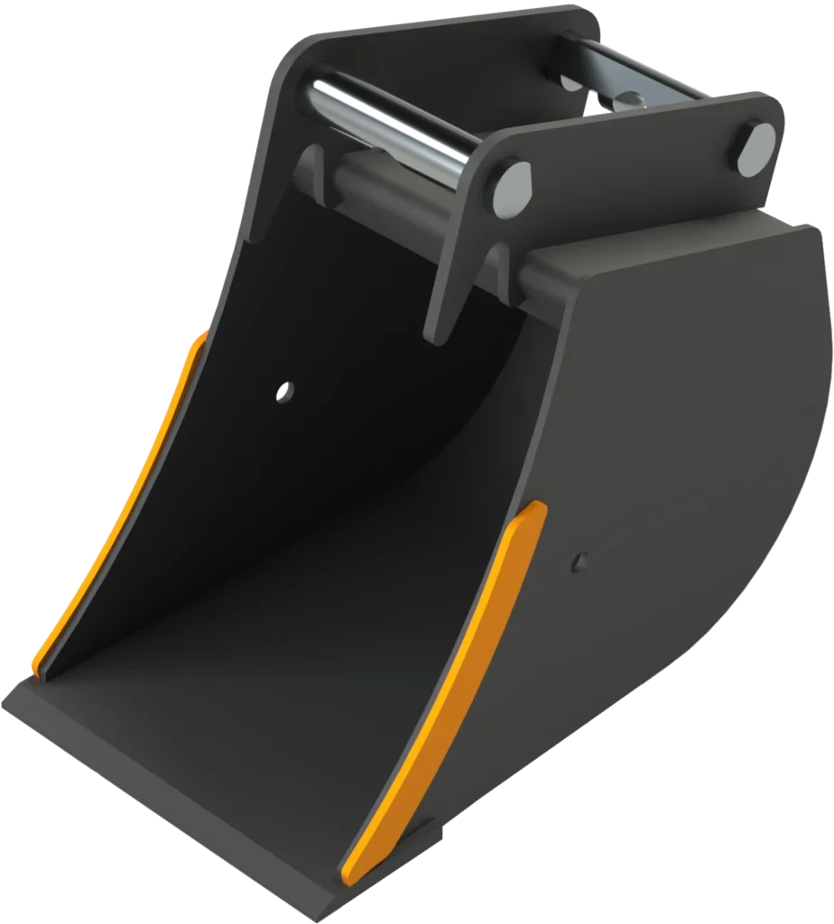 Stan­dard Tief­löf­fel MS03 Sym­Lock für Mi­ni­bag­ger | 2,6−3,5&nbsp;To. | 300&nbsp;mm 30&nbsp;cm