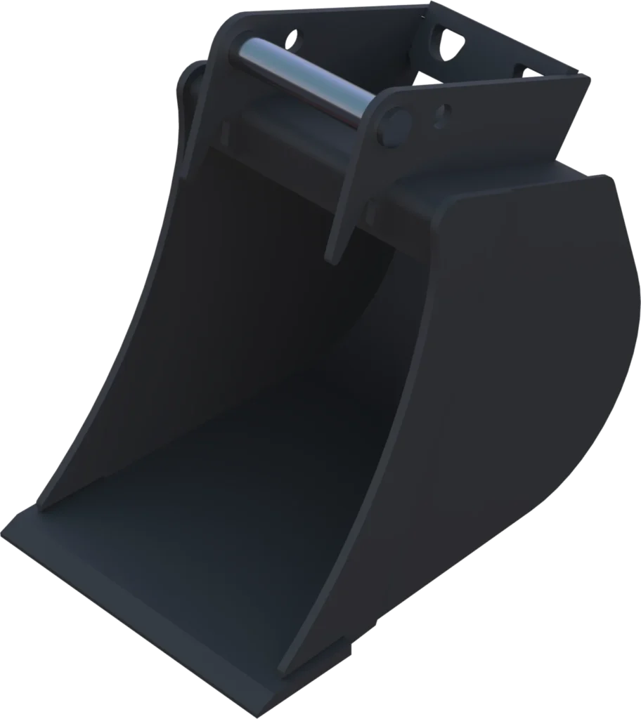 Stan­dard Tief­löf­fel MS08 für Mo­bil­bag­ger | 8–10&nbsp;To. | 400&nbsp;mm 40&nbsp;cm