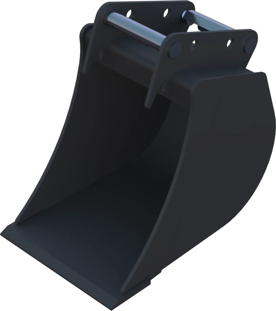 Stan­dard Tief­löf­fel MS08 Sym­Lock für Mo­bil­bag­ger | 10–12&nbsp;To. | 400&nbsp;mm 40&nbsp;cm