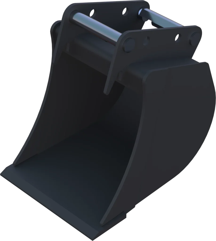 Stan­dard Tief­löf­fel MS08 Sym­Lock für Mo­bil­bag­ger | 6–8&nbsp;To. | 400&nbsp;mm 40&nbsp;cm